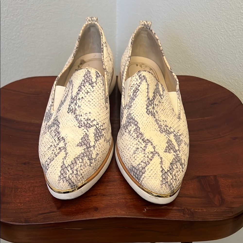 Women's Cole Haan Snakeskin Slip-On Loafers
